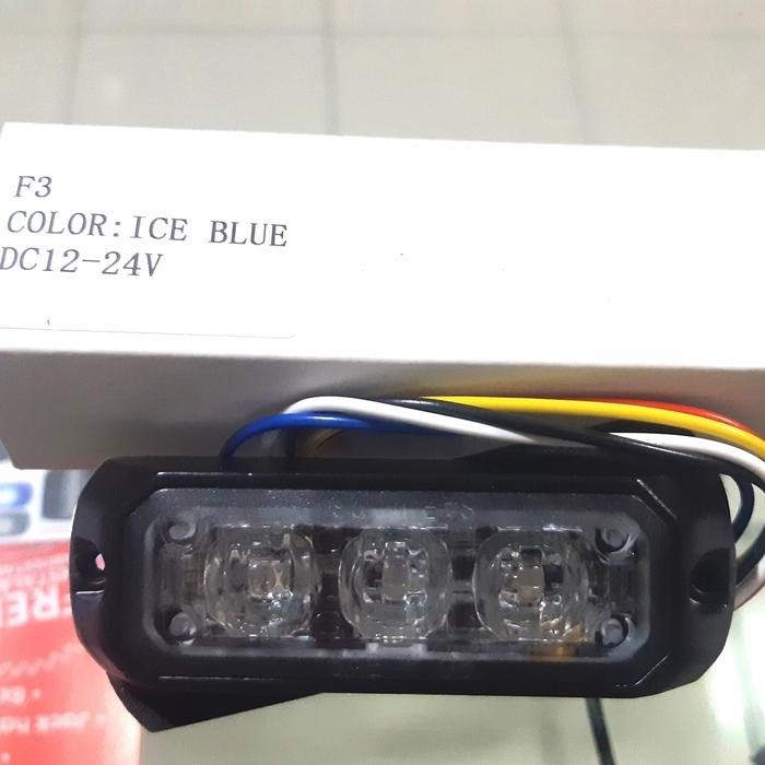 Lampu Strobo F3 TERANG BUTAAAA PEDESSSS untuk patwal