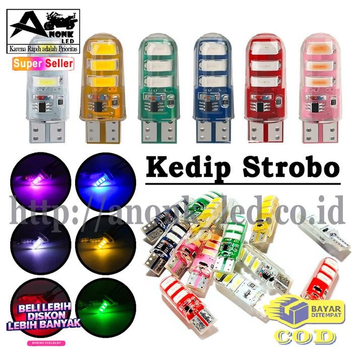 Lampu Led Sein Kedip Strobo / Lampu Led Kedap kedip (2pcs)