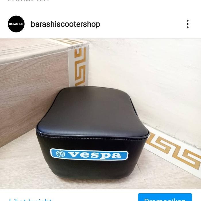 Jok Belakang Mg Vespa Super Sprint Vbb Vnb Original