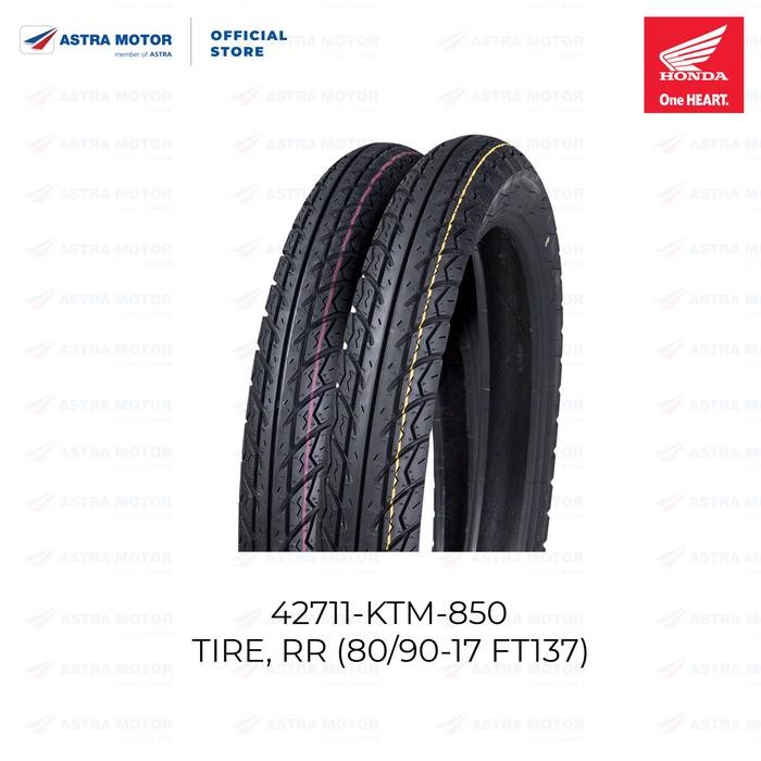 Honda Tire Tubetype Ban Luar Belakang (80/90-17 FT137) 42711KTM850