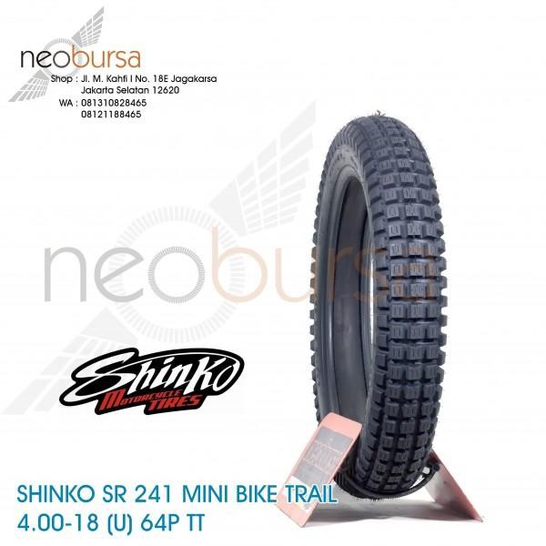 ban SHINKO SR241 (U) 4.00-18 (64P) Trial / Vintage Scrambler / Kustom