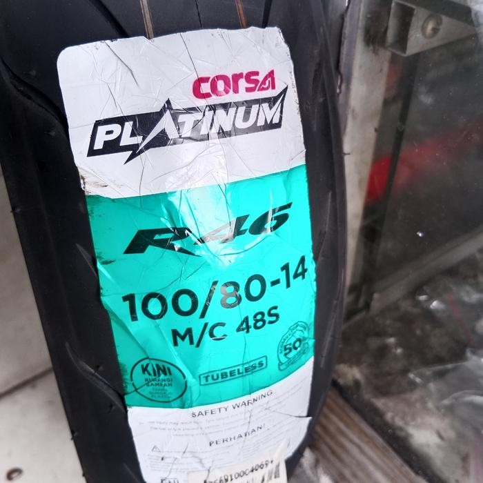 ban corsa platinum R46. 100/80-14. ban luar corsa r46 100/80x14