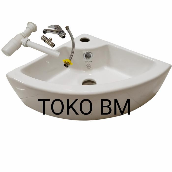Toto - Wastafel Sudut/Bak Cuci Tangan Sudut Sericite