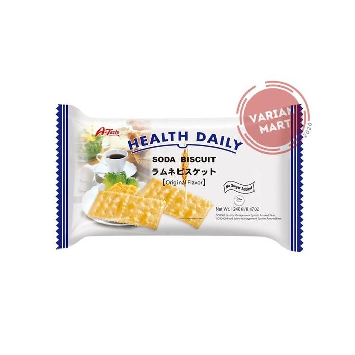 

4ZMI A Taste Health Daily Soda Biscuit 240Gr