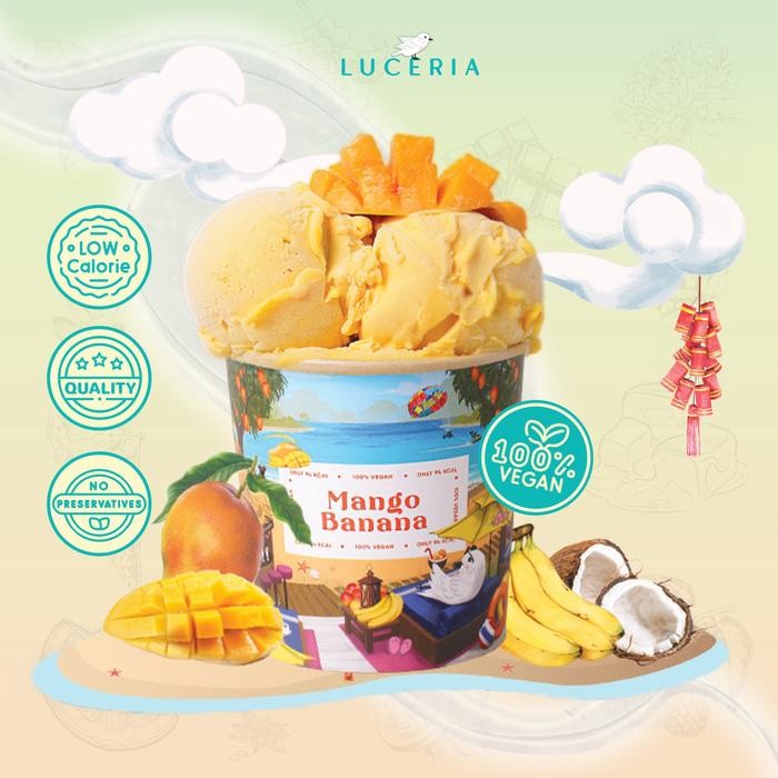 

4ZMI Mango Banana (Vegan) Gelato By Luceria