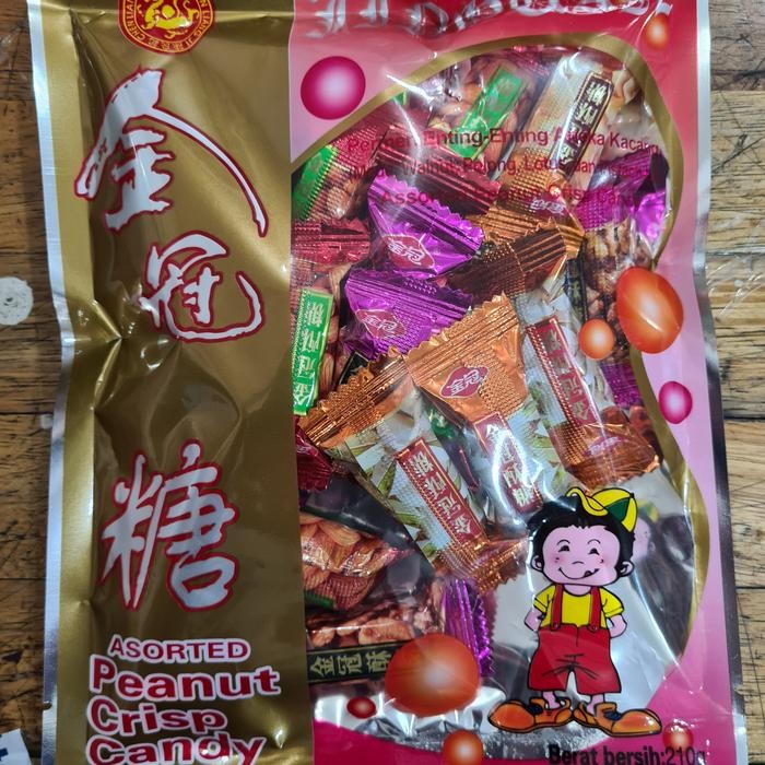 

4ZMI Teng Teng Kacang Imlek / Ting Ting Kacang Sincia 210Grm