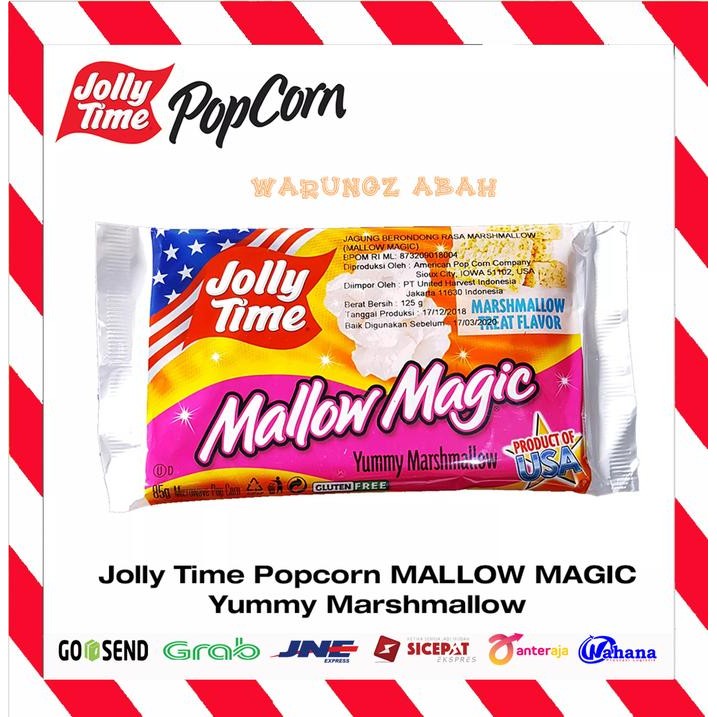 

4ZMI Popcorn Jolly Time Microwave Rasa Mallow Magic Pop Jolly Time Original
