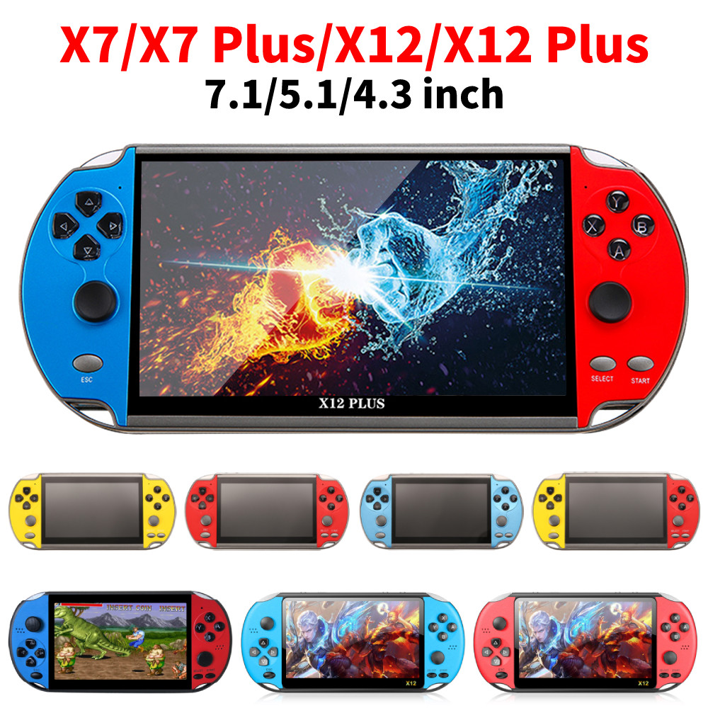 X7 Plus/X12 Plus Handheld Game Console HD Screen Video Retro Game