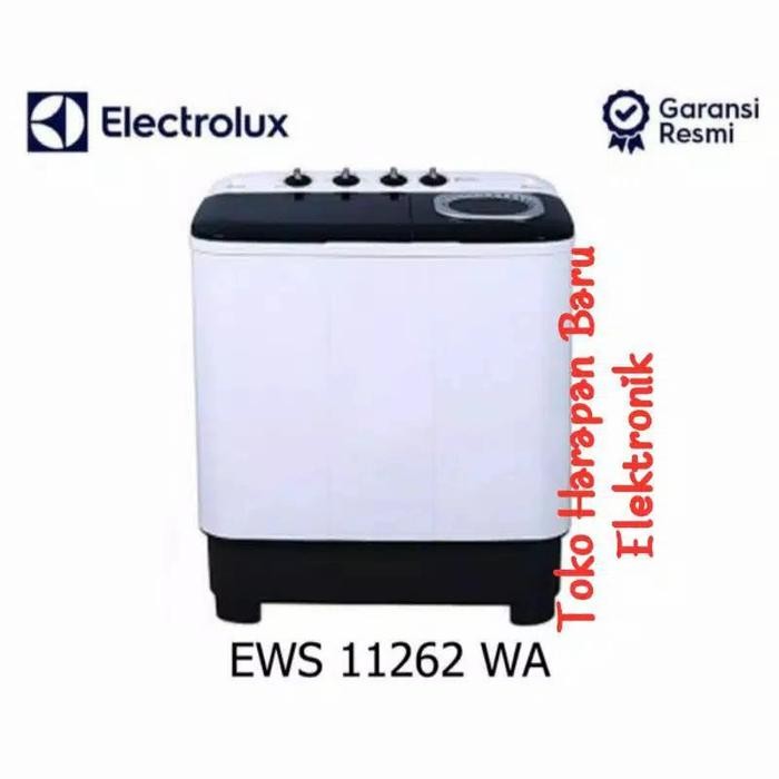 Mesin Cuci 2 tabung ELECTROLUX EWS-11262WA - 10KG Promo