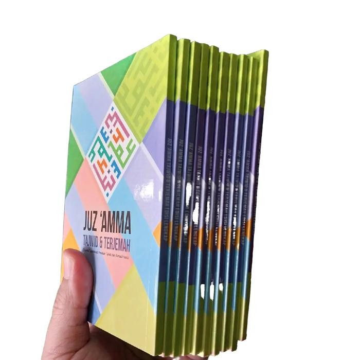 

SIAPKIRIM paket 10 buku juz amma tajwid terjemah lengkap ukuran 14x11cm /bukan bajakan READY STOCK