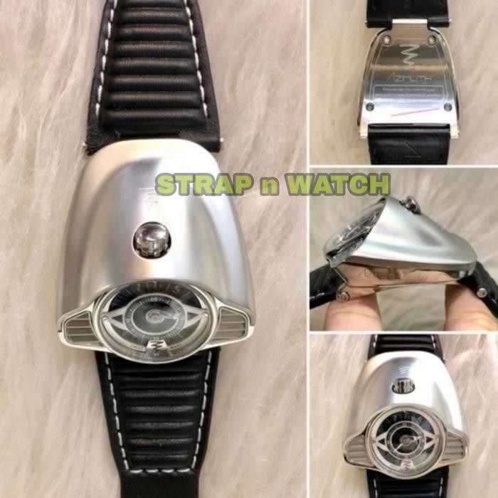 ORIGINAL Jam Tangan Pria Wanita Azimuth GT Swiss Kulit Leather Strap Limited READY STOCK