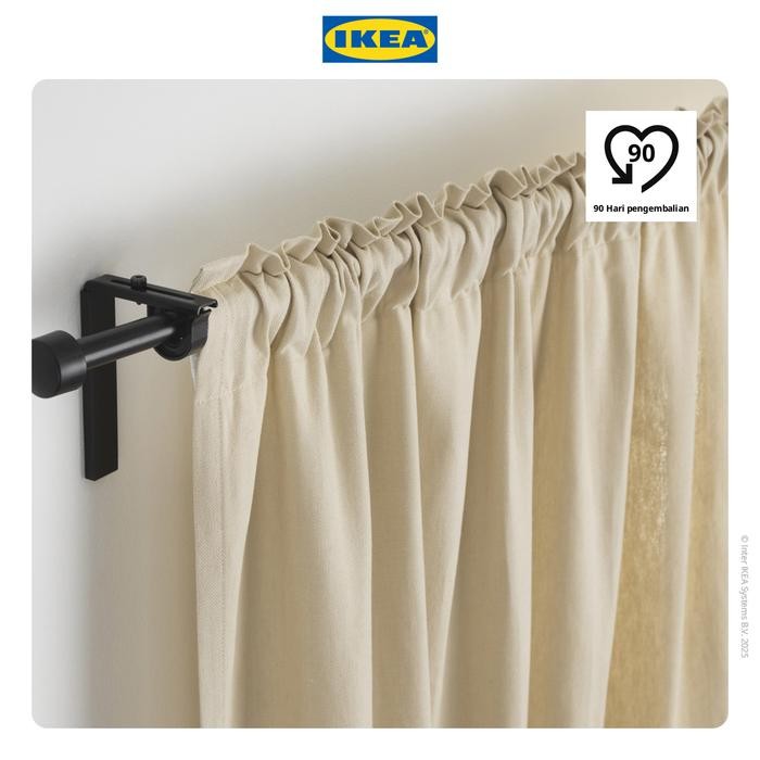 PROMO IKEA RCKA Batang Tirai Gorden/Jendela Adjustable 70-120cm