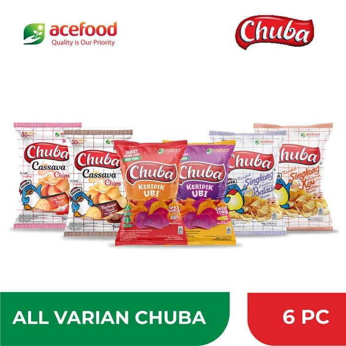 

IOI2 Chuba Keripik Singkong & Ubi All Variant Isi 6 Pcs