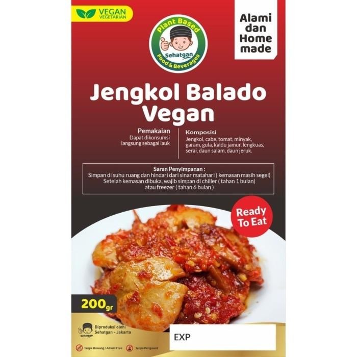 

IOI2 Jengkol Balado Rendang Jengkol Ampela Balado Rendang Jamur Vegan Homemade - 200Gr