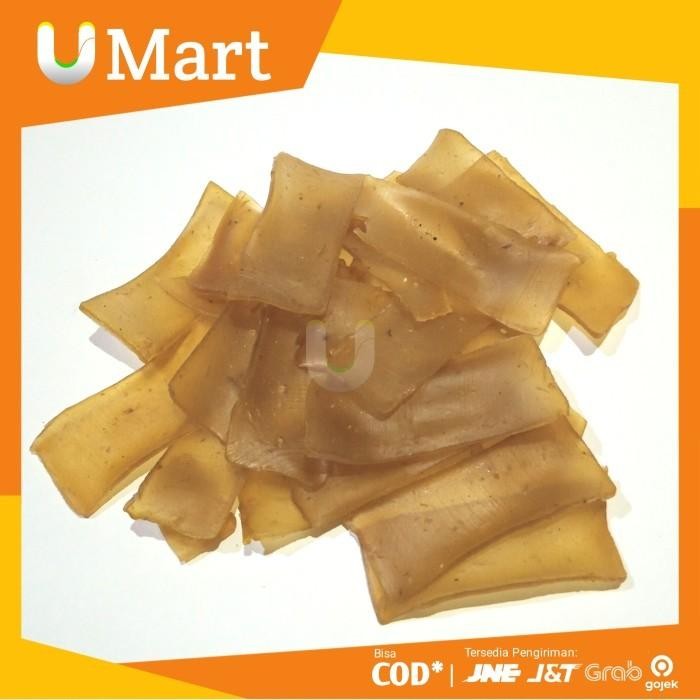 

IOI2 U Mart - Kerupuk Gendar Coklat Mentah 1Kg Krupuk Rambak Kulit