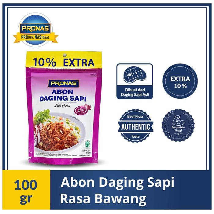 

IOI2 Pronas Abon Sapi Bawang 100 Gr Dengan Kemasan Ziplock