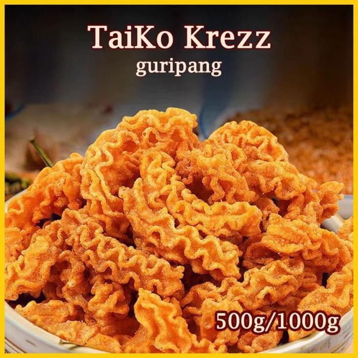 

IOI2 (Halal) Taiko Krezz Camilan Ikan Cumi Kembang/Camilan Murah/Hadiah Makanan/Camilan
