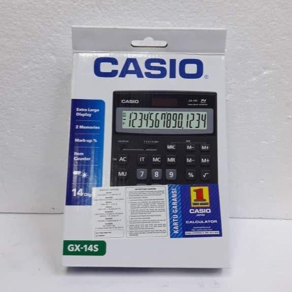 

Casio Gx14 - Calculator Desktop/ Kalkulator Kantor Gx-14