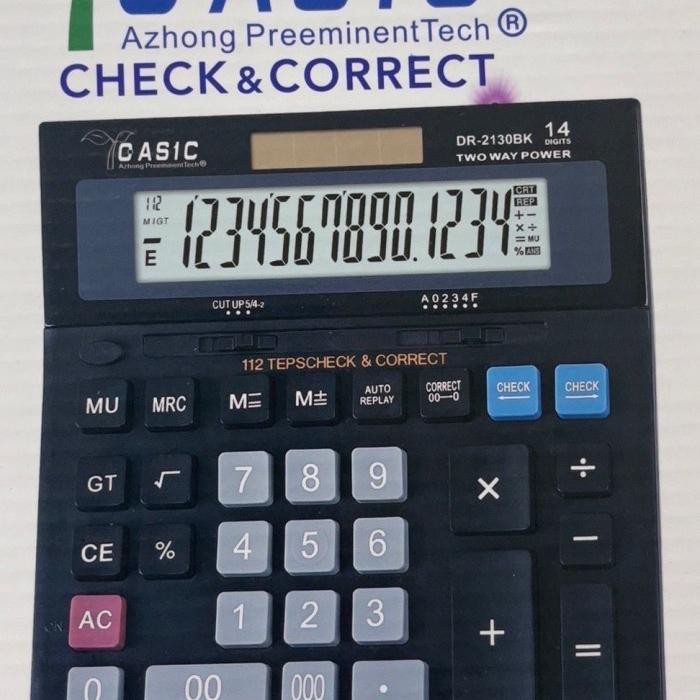 

KALKULATOR AKUNTANSI 12 DIGIT / KALKULATOR CASIC / KALKULATOR