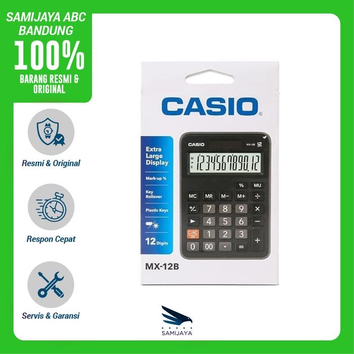 

KALKULATOR CASIO MX 12B KALKULATOR DAGANG