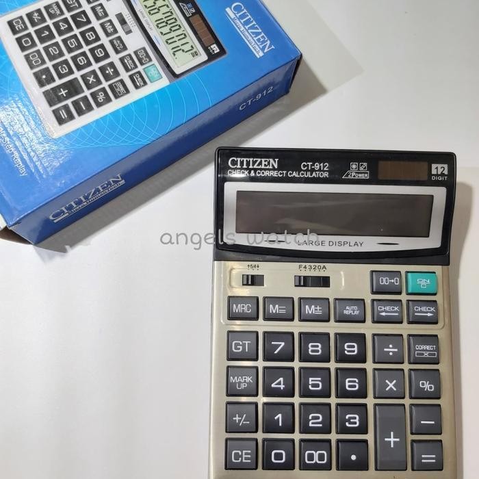 

KALKULATOR CITIZEN CT-912 - 21.6X16.2X4.7CM