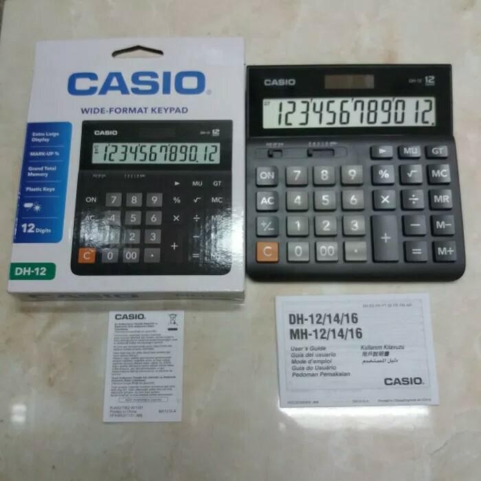 

KALKULATOR CASIO DH-12 BESAR / 12DIGIT