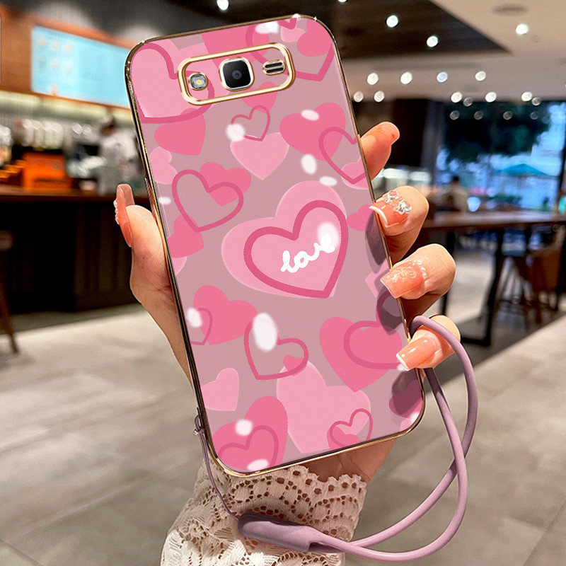 Casing Hp Untuk Samsung Galaxy J2 Prime J2 Ace Case Casing menggambar cinta HP Cesing Silikon Softca