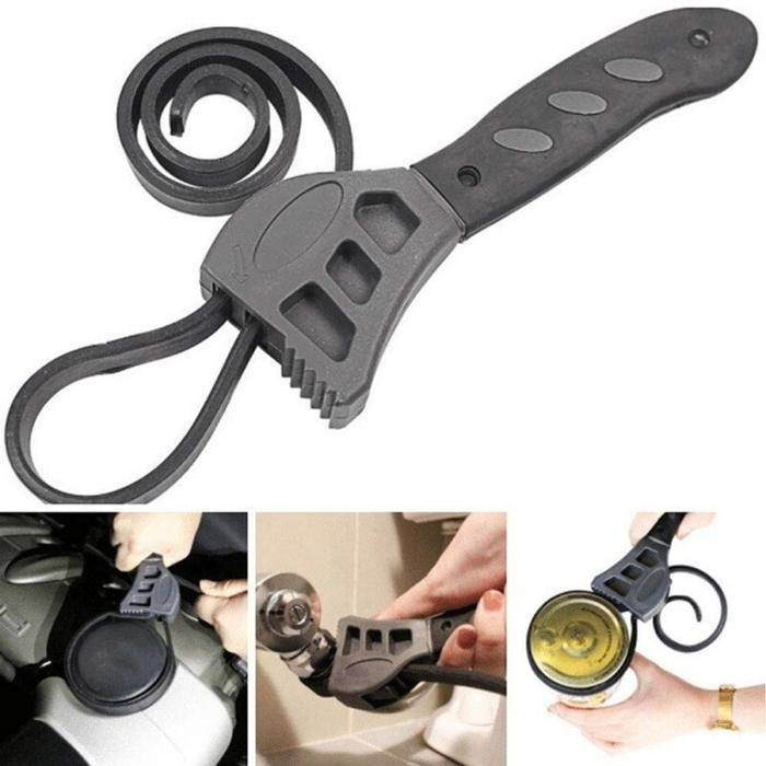 Kunci Pas Karet Rubber Pembuka Pengencang Pipa Wrench Tutup Botol