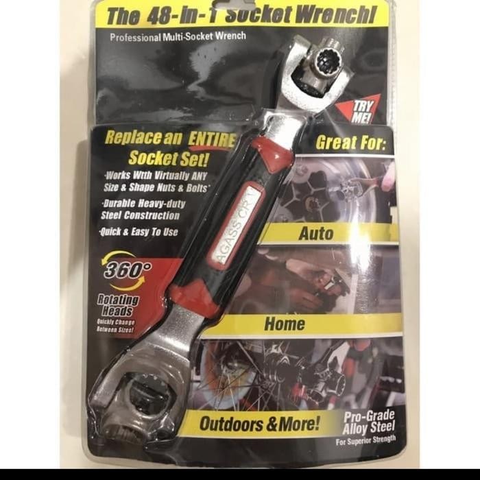 Kunci ring pas Tiger Wrench universal 48in1 wrench 48in1 ori