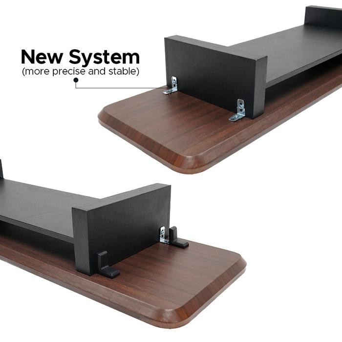 

Noir Neo Desk Shelf Monitor Stand Riser Meja / Setup - Medium