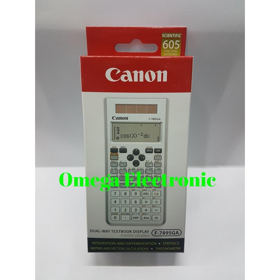 

Canon F-789Sga Scientific Calculator Kalkulator Ilmiah Sekolah Kuliah