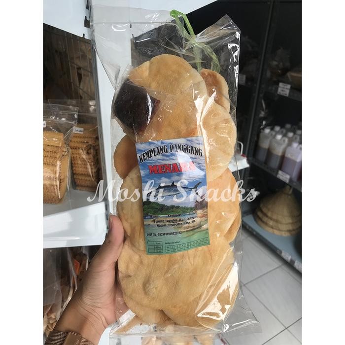 

3YC3 Kemplang Panggang Bangka Cap Menara Sambal Terasi / Kerupuk Bangka