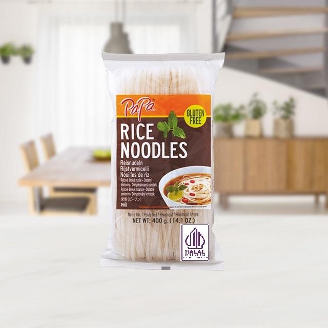 

3YC3 Papa Rice Noodles 400G Bihun Beras Polos Kwetiau Polos