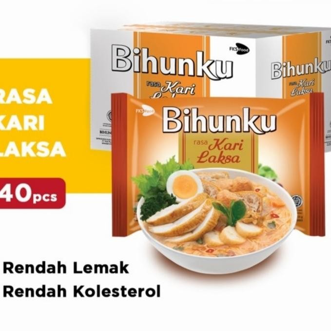 

H48Y Bihunku Kari Laksa 55 Gr 1 Dus Isi 40Pcs
