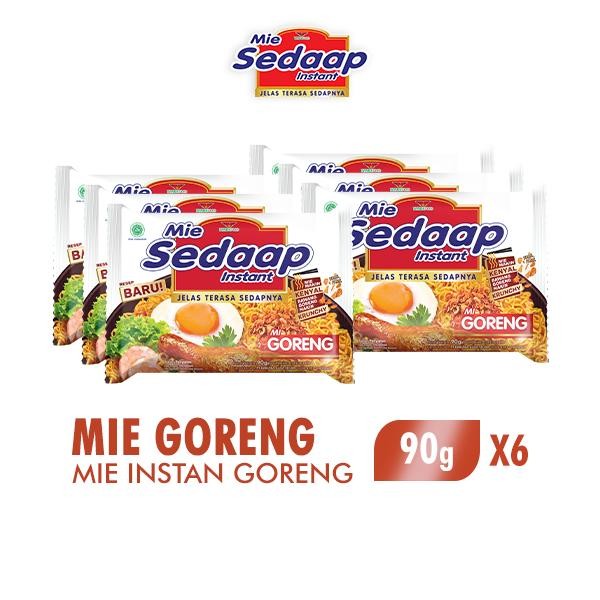 

H48Y Sedaap Mie Instan Goreng Bag 90G X6