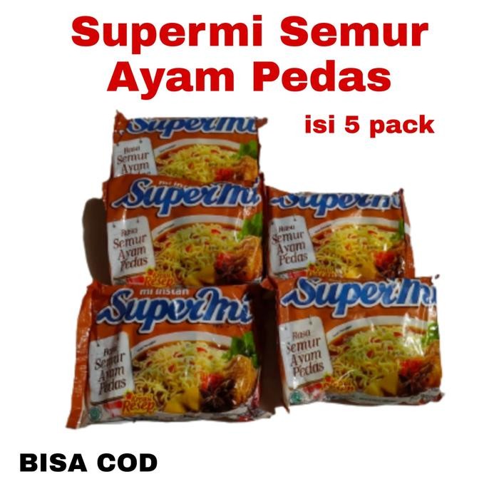 

H48Y Supermie Semur Ayam Pedas
