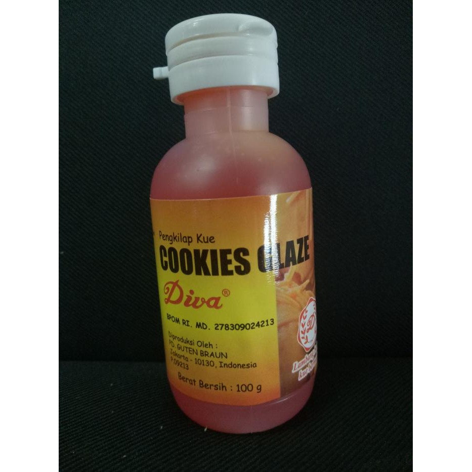 

Cookies Glaze DIVA Cookie Cookies Glaze Glazing 100ml Bahan Pengkilap Kue Buah