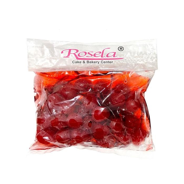 

Buah Cherry Merah Tangkai Manis Repack 100 gram Ceri Topping Cupcake