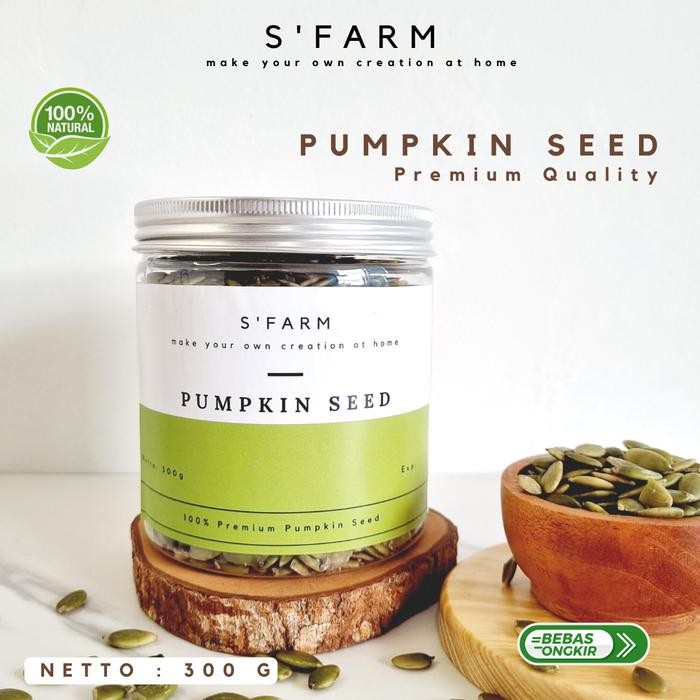 

Biji Labu Kupas - Premium Pumpkin Seed - Kemasan Jar