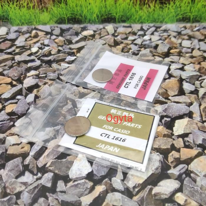 Baterai Casio Tough Solar Jam Tangan Gshock Protrek Ctl 1616 Original