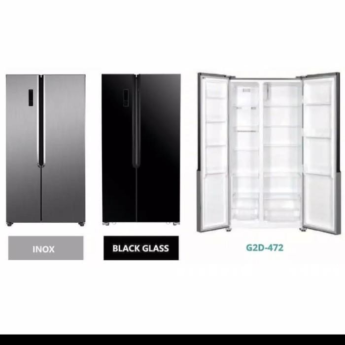 Gea G2D 472 Black Kulkas Rumah Tangga
