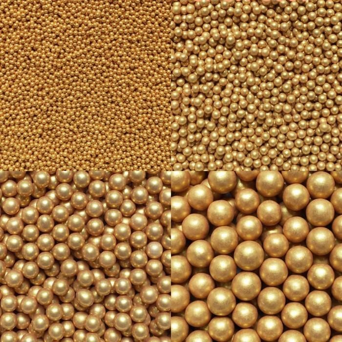 

Sprinkle Gold 250gr, Sprinkle Emas Edible, Trimit Kue, Taburan Kue 250