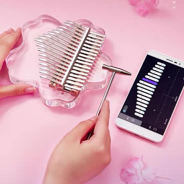 Kalimba 17 Kunci Akrilik Alat Musik Piano Jari Piano Jempol