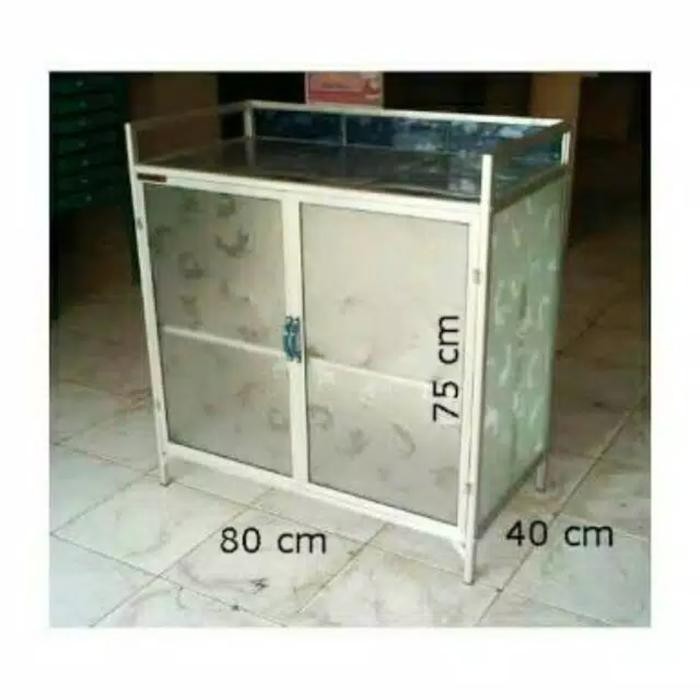 Rak Kompor Alumunium 2 Pintu