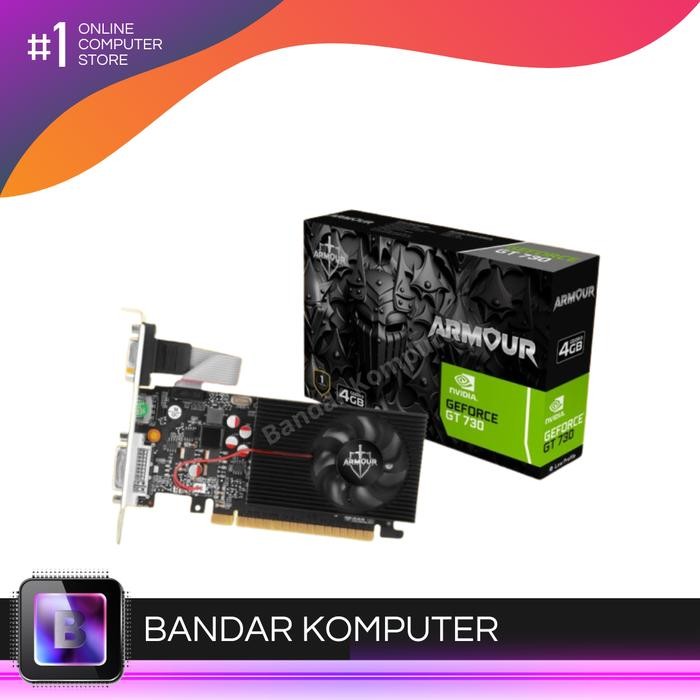 Stok Terbatas Vga Card Armour Gt 730 Lp 4Gb Ddr3 Nvidia Vga / Gt730