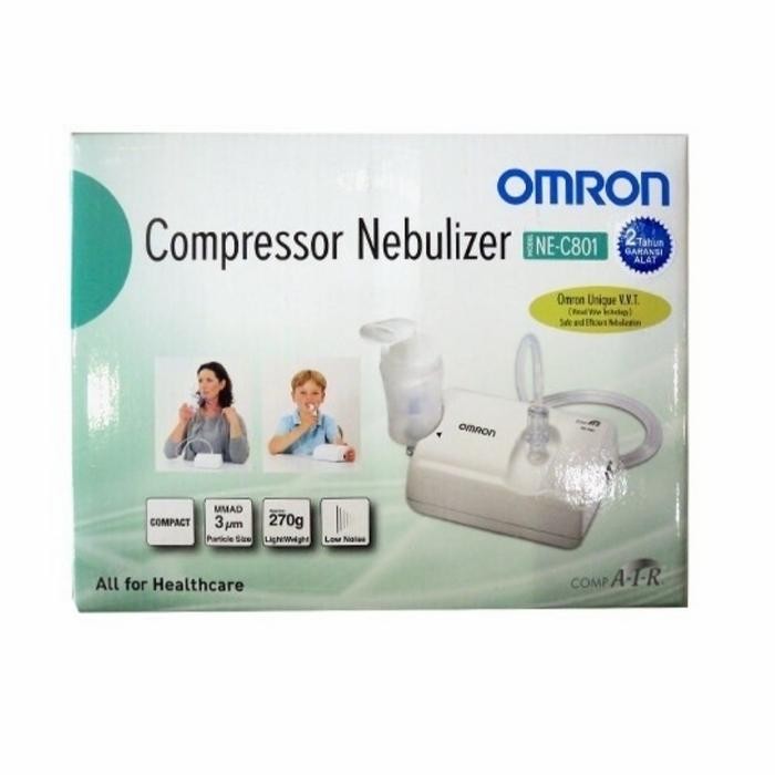 JTTOP" OMRON COMPRESSOR NEBULIZER NE C801 - OMRON ALAT UAP HIDUNG