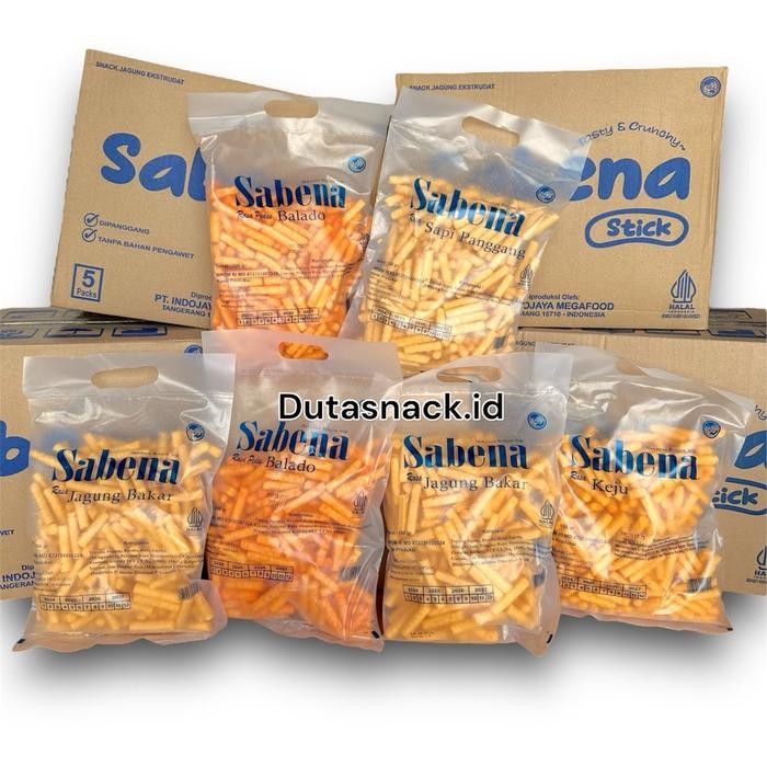 

1 KARTON SNACK SABENA NEW ISI 6 KANTONG MIX RASA BISA COD ( NEW ) - SABENA STICK