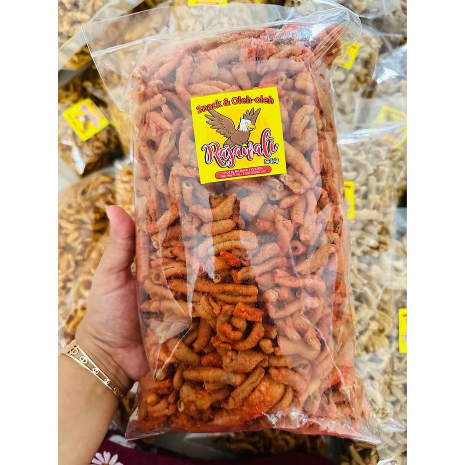 

1KG KERIPIK USUS SUPER PREMIUM BU LELY GURIH ASIN RENYAH / PEDAS DAUN JERUK/ BALADO PEDAS MANIS /