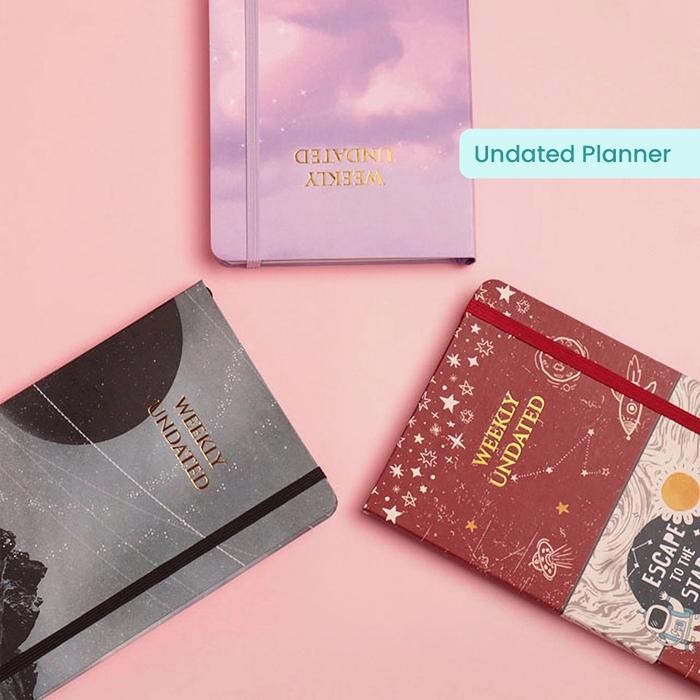 

bukuqu Undated Planner Space - Buku Agenda - Planner UNDATED tanpa tanggal