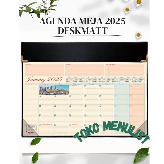 

Original Agenda 2025 Table Planner Deskmatt Agenda Meja 2025 TH